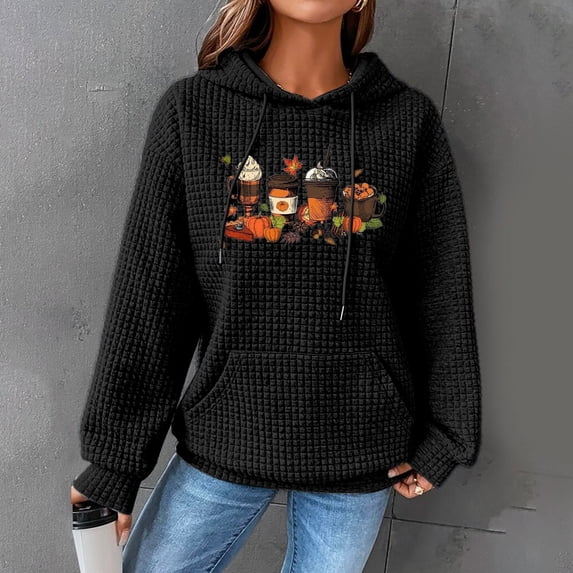 Certgust Sweatshirt Women Under $20 Womens Lightweight Printed Pullover Hoodie with Cozy Fit for Casual Everyday Wear