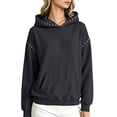 thumbnail image 1 of Certgust Trendy Fleece Pullover Under $10 Hot Sales Womens Pocket Long Sleeve Hoodie Stylish Stud Hoodie with Front Pocket Color Autumn Daily Tops, 1 of 3
