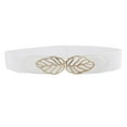 thumbnail image 1 of Certgust Hot Sales Under $10 Belts for Women Belt for Women Fashion Leather Stretchy Elastic Skinny Waist Belt for Jeans Pants Dress Ladies Gold Buckle, 1 of 4