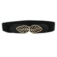 thumbnail image 1 of Certgust Hot Sales Under $10 Belts for Women Belt for Women Fashion Leather Stretchy Elastic Skinny Waist Belt for Jeans Pants Dress Ladies Gold Buckle, 1 of 8