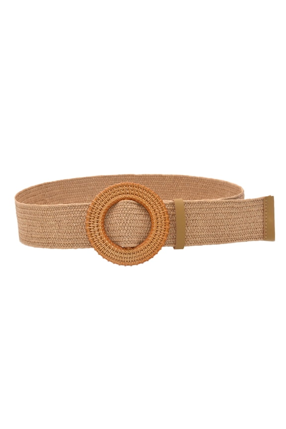 Under $10 Belts for Women Waist Belt for Dress Women Leather Stretchy Elastic Skinny Retro Belt for Jeans Pants with Gold Buckle Fashion