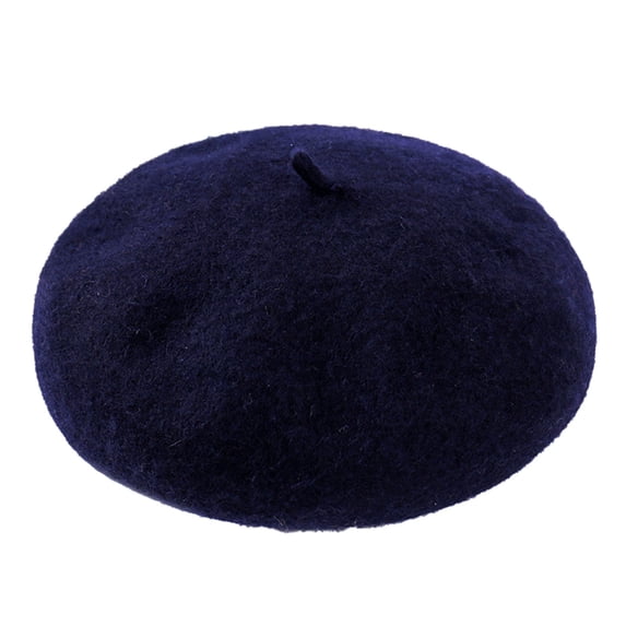 Certgust Summer Sales Under $1 Black Beret French Beret Hat for Women Winter Casual Knit Beret Cap Fashion Beanie