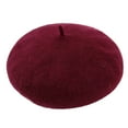 thumbnail image 1 of Certgust Hot Sales Black Beret French Beret Hat for Women Winter Casual Knit Beret Cap Fashion Beanie, 1 of 3