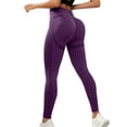 thumbnail image 1 of Certgust Hot Sales Under $20 Womens Leggings High Waisted Workout Leggings for Women Full Length Capri Tummy Control Yoga Pants for Running Cycling, 1 of 7
