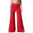 thumbnail image 1 of Certgust Hot Sales Under $30 Wide Leg Pants Woman Wide Leg Pants Woman Flowy Drawstring Elastic Waist Trousers with Pockets Beach Vacation for Women, 1 of 2