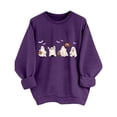 thumbnail image 1 of Certgust Usa Sweatshirt Women Under $10 Womens Pullover Funny B Print Long Sleeved O Neck Fashion Warm Autumn Winter Sweatshirt Tops, 1 of 8
