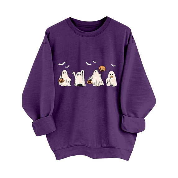 Certgust Usa Sweatshirt Women Under $10 Womens Pullover Funny B Print Long Sleeved O Neck Fashion Warm Autumn Winter Sweatshirt Tops