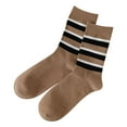 thumbnail image 1 of Certgust Hot Sales Under $1 White Crew Socks Women Breathable Slouch Socks for Women Spring Summer Floral Print Trendy Simple Pack Casual Socks Nude Neutral Womens Socks, 1 of 4