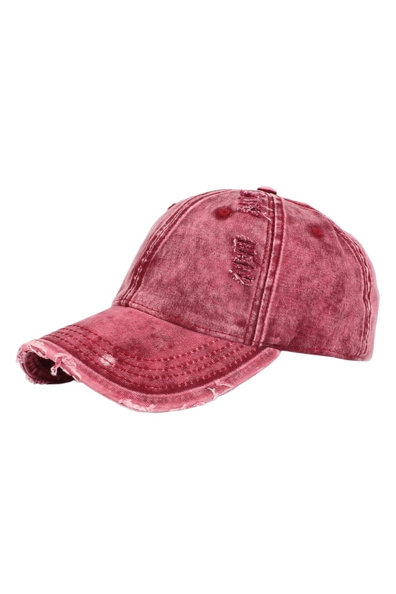 Women Baseball Cap Black Baseball Cap Adjustable Size for Running Workouts and Outdoor Activities All Seasons Womens Baseball Caps Red