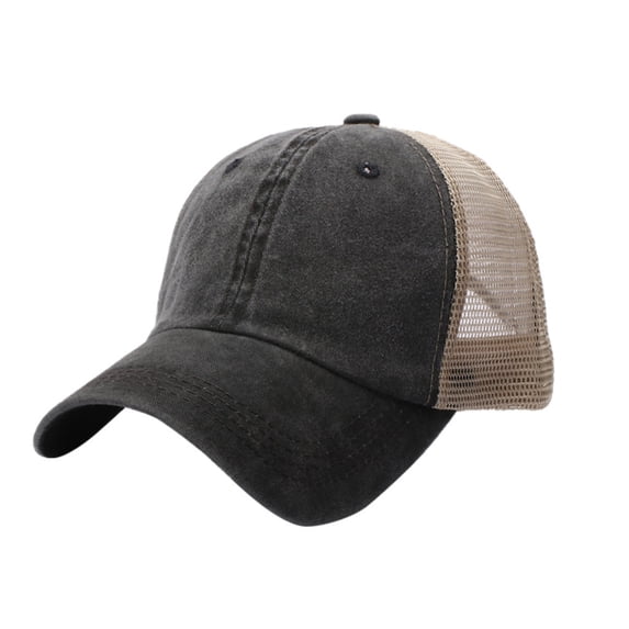 Certgust Women Baseball Cap Womens Baseball Caps Outdoor Embroidered Mesh Adjustable Hat Black for Men Baseball Cap Women Sun Hats for Women Black