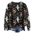 thumbnail image 1 of Certgust Women Sweatshirt Under $15 Womens Halloween Graphic Print Long Sleeve Knit Pullover Sweater with Cozy Seasonal Style, 1 of 9