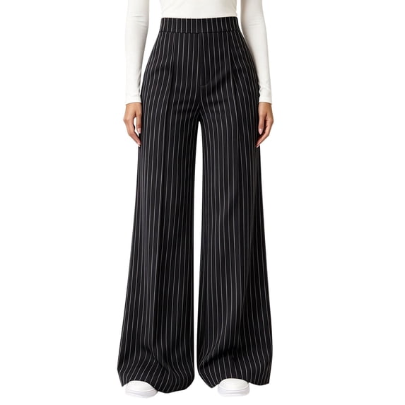 Certgust Women Wide Leg Casual Pants Under $10 Hot Sales Women High ...