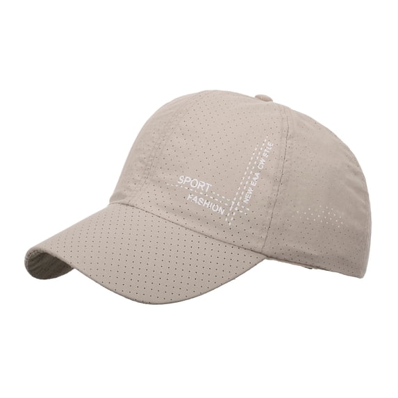 Certgust Womens Baseball Cap Womens Baseball Cap Breathable Beach Hip Hop Sun Hat for Outdoor Sport Baseball Caps Beach Hats for Women Khaki