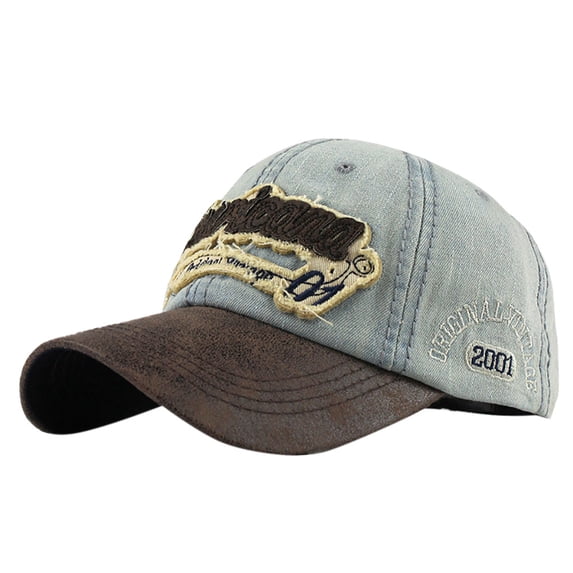 Certgust Womens Baseball Caps Baseball Cap Women Outdoor Embroidered Adjustable Hat Denim Black for Men Womens Baseball Caps Sun Hat White