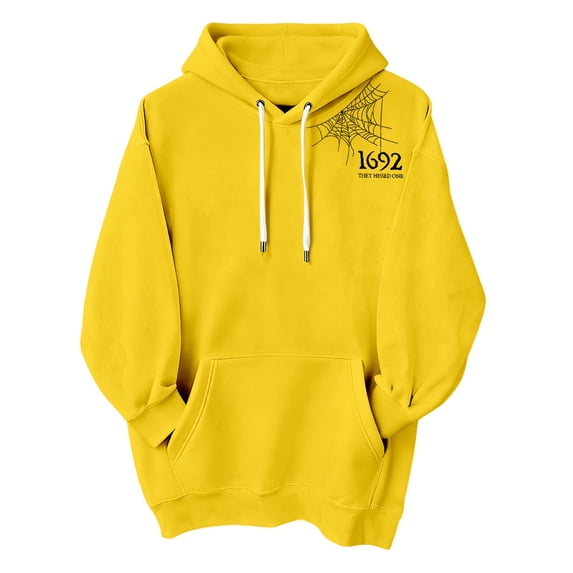 Certgust Womens Fashion Tops Under $10 Hot Sales Halloween Printed Hooded Sweatshirt
