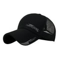 thumbnail image 1 of Certgust Womens Hats Baseball Caps Womens Baseball Cap Sunscreen Mesh Wide Brim Sun Hat Beige for Men Women Beach Hat Black, 1 of 7