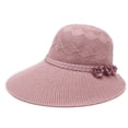 thumbnail image 1 of Certgust Womens Sun Hat Womens Sun Hat Floppy Straw Flower Packable Sun Visor Fashion Summer Hat Beach Hat, 1 of 2