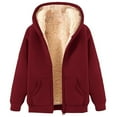 thumbnail image 1 of Certgust Zip Up Hoodie Women Oversized Hoodie with Pockets Zip Up Long Sleeve Casual Sweatshirt Fall Jacket, 1 of 4