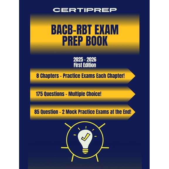 CertiPrep - BACB-RBT Exam Prep Book 2025-2026, (Paperback)