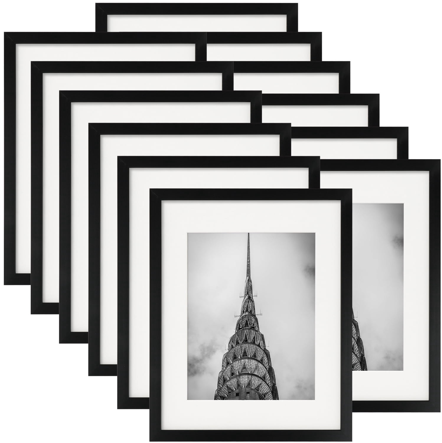 ORIVAN 8.5x11 Picture Frames Black for Wall Gallery Collage Photo ...
