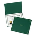 thumbnail image 1 of Oxford 29900605BGD 11.25 x 8.75 Certificate Holder - Green (5/Pack), 1 of 6