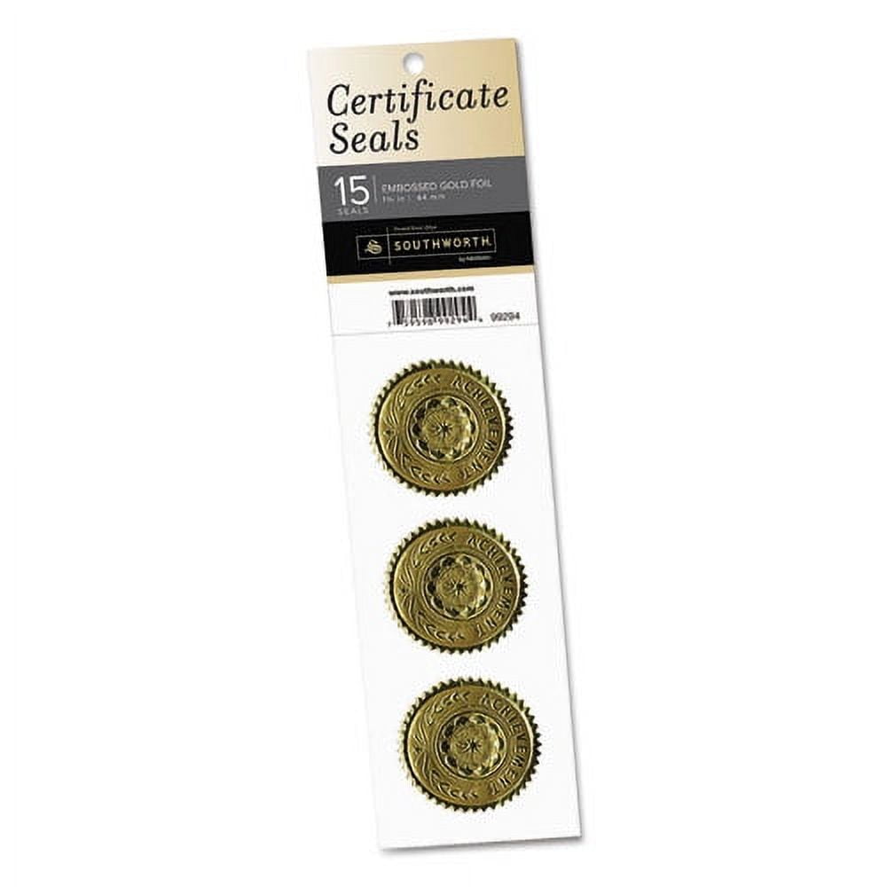 SILVER Metallic Foil Stickers - Certificate Wafer Seals - 1 Pack (30 S –  Heirloom Seals