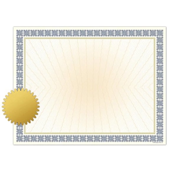 Certificate with Seals