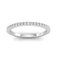 thumbnail image 1 of Certified 1/4ctw Diamond Wedding Band in 10k White Gold (G-H, I1-I2), 1 of 5