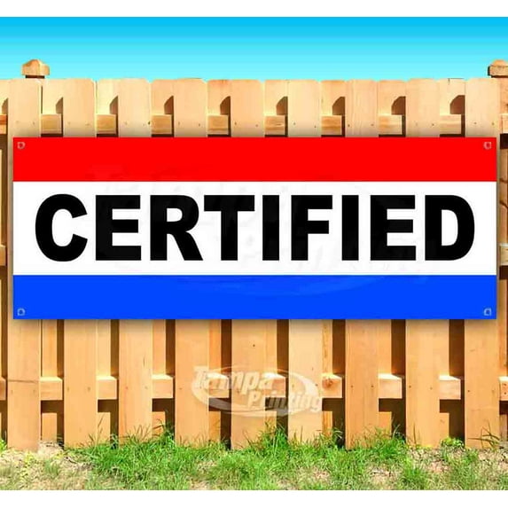 Certified 13 oz Vinyl Banner With Metal Grommets