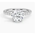 thumbnail image 1 of Certified 2.0 Carat Diamond Promise Ring Wedding Ring Lab Grown Diamond 14k White Gold Ring, 1 of 2