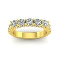 thumbnail image 1 of Certified 2.00 Carat TW Diamond Five Stone Wedding Band in 14k Yellow Gold (G-H Color, I2-I3 Clarity), 1 of 5