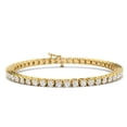 thumbnail image 1 of Certified 9.00 Carat TW Natural Diamond Tennis Bracelet in 14k Yellow Gold, 1 of 4
