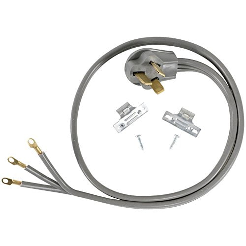 Gray 4 ft 40-Amp 3-Wire Range Power Cord