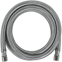 Certified Appliance Accessories Braided Stainless Steel PEX Ice Maker Connector with 1/4-In. Compression (10 Ft.) IM120PEX