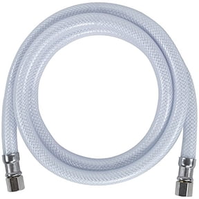Certified Appliance Accessories Ice Maker Water Line, 5 Feet, Polyester-Reinforced PVC, White