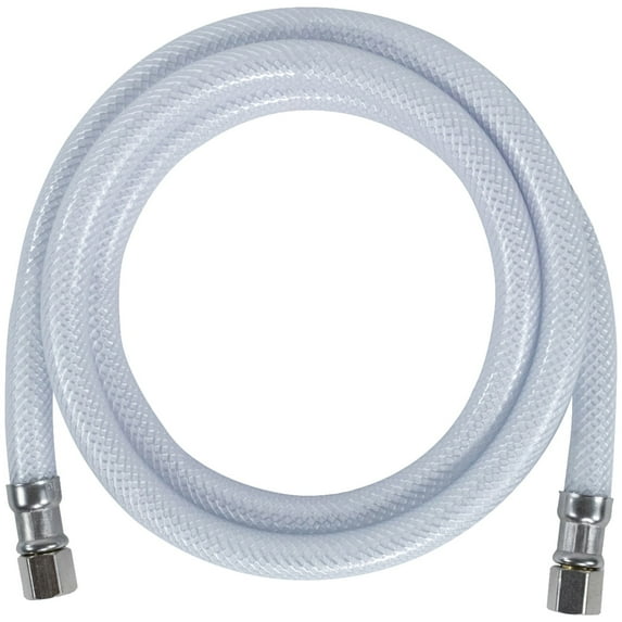 Certified Appliance Accessories IM60P PVC Ice Maker Connector with 1/4" Compression, 5ft