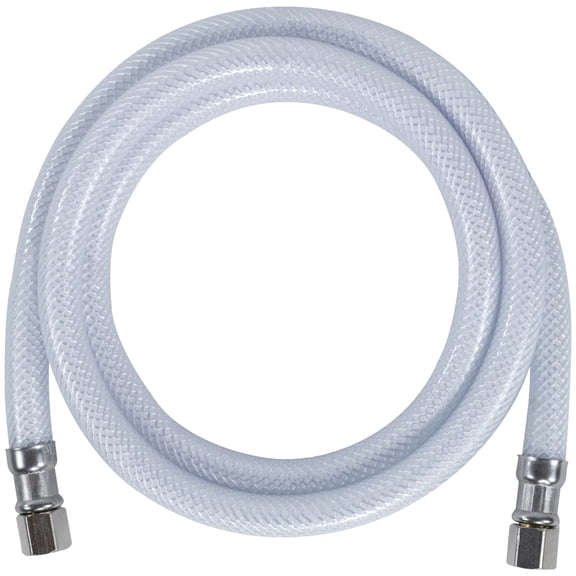 Certified Appliance Accessories IM72P PVC Ice Maker Connector with 1/4" Compression, 6ft