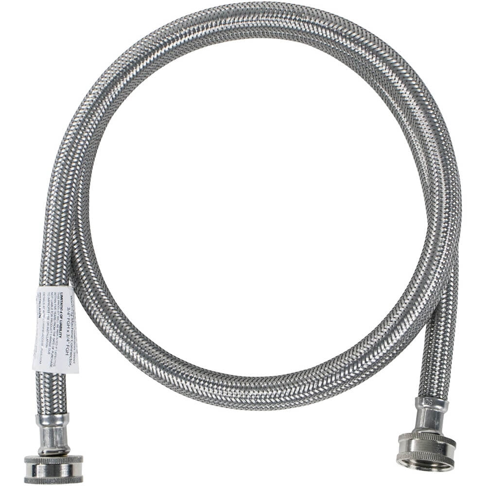 6ft Braided Stainless Steel Water Heater Supply Line