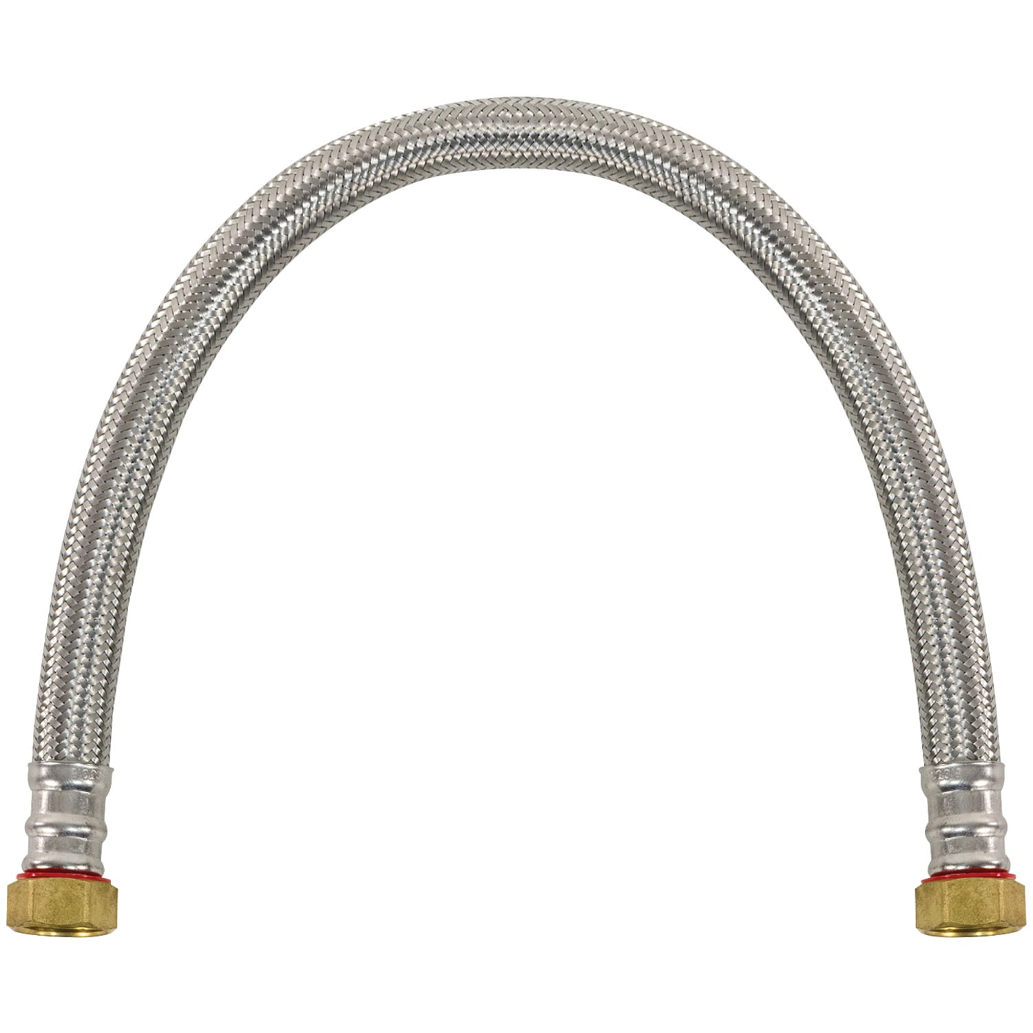 Certified Appliance Accessories WH24SS Braided Stainless Steel Water Heater Connector, 2ft