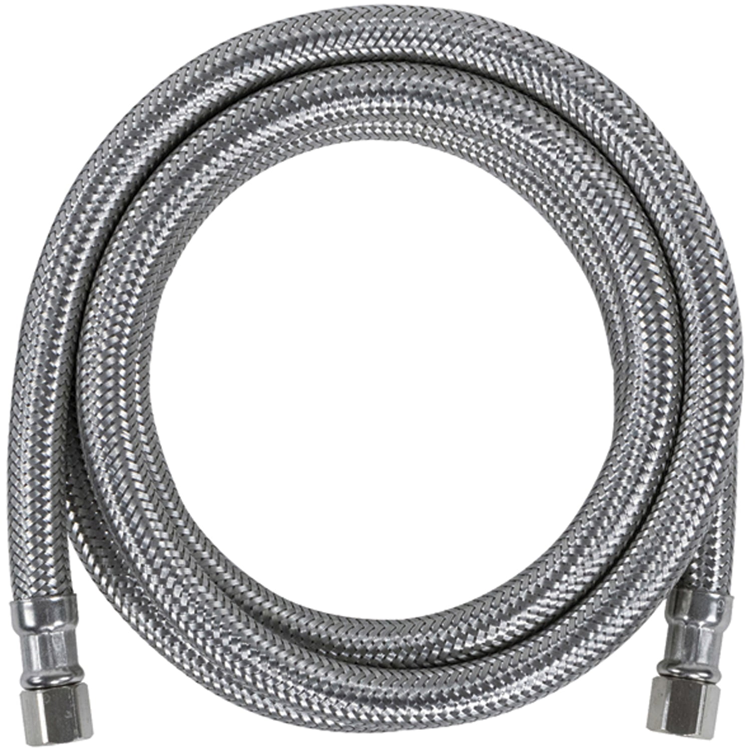 Certified Appliance IM60SS Braided Stainless Steel Silver Ice Maker Connector, 5Ft