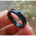 thumbnail image 1 of Certified Black Burma 100% Natural A JADE Jadeite Circle RING USA. 9 RING 590776 TN, 1 of 9