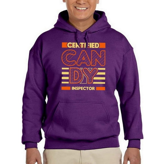 Certified Candy Inspector Hoodie Men -Image by Shutterstock, Male XX-Large