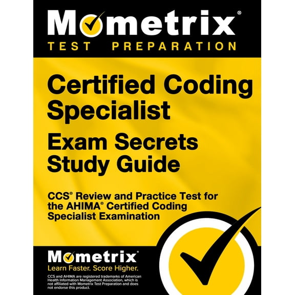 Certified Coding Specialist Exam Secrets Study Guide