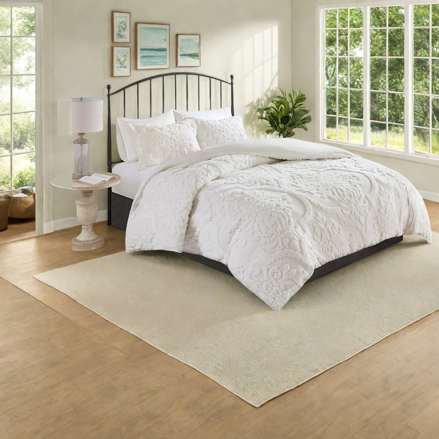 Damask Bedding Sets in Black Blue Red and More Home Comforts
