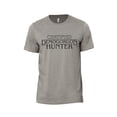 thumbnail image 1 of Certified Demogorgon Hunter Men's Modern Fit Fun Casual T-Shirt Printed Graphic Tee Military Grey Large, 1 of 3