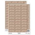 thumbnail image 1 of Certified Double Lines Border Letter Sticker Set - Brown - Gloss Finish - 1.5" Small, 1 of 7
