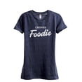 thumbnail image 1 of Certified Foodie Women's Fashion Relaxed T-Shirt Tee Heather Navy X-Large, 1 of 3