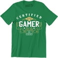 thumbnail image 1 of Certified Gamer Controllers Achievement Pro Gaming Men's T-Shirt, 1 of 4