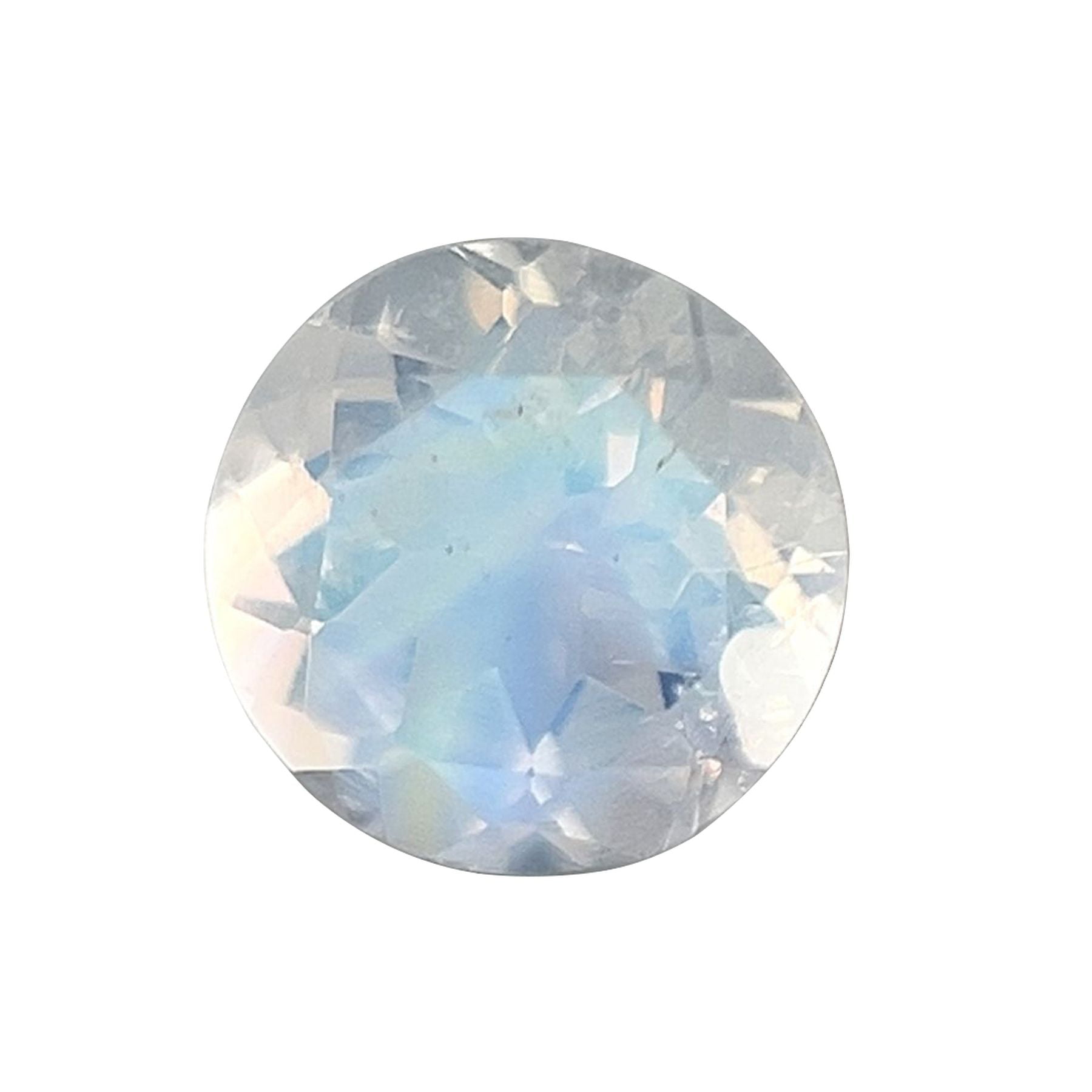 Certified Genuine 1.25 Carat Moonstone Round Shape Brilliant Certified Genuine 1.25 Carat Moonstone Round Shape Brilliant