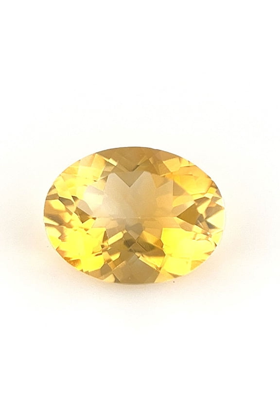 Certified Genuine 1.5 Carat Yellow Citrine Oval Shape Brilliant Cut 9x7 mm Loose Gemstone November Birthstone